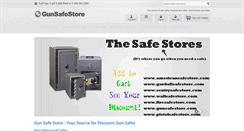 Desktop Screenshot of gunsafestore.com